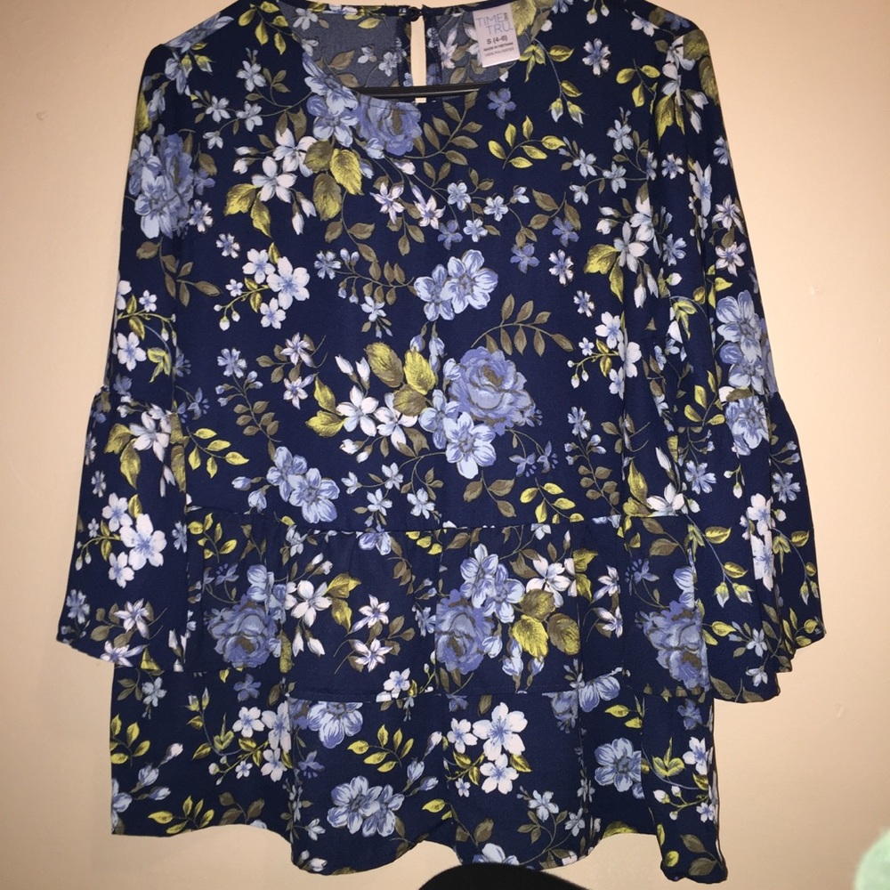 Peplum floral top